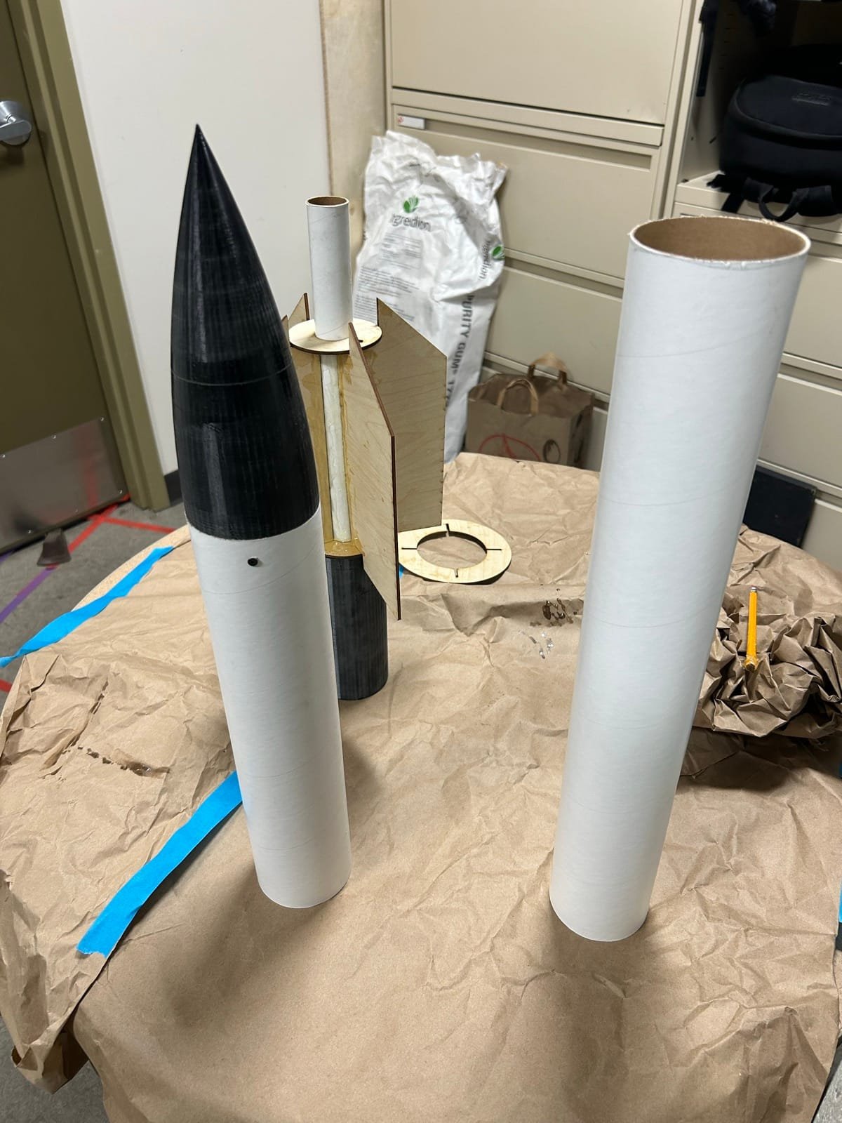L1 rocket body tubes and nose cones